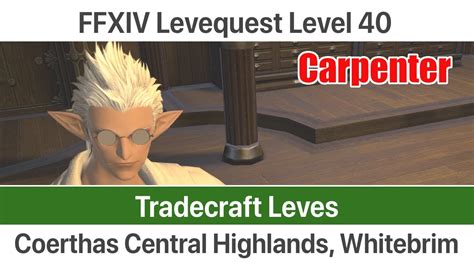 ffxiv carpenter leves.